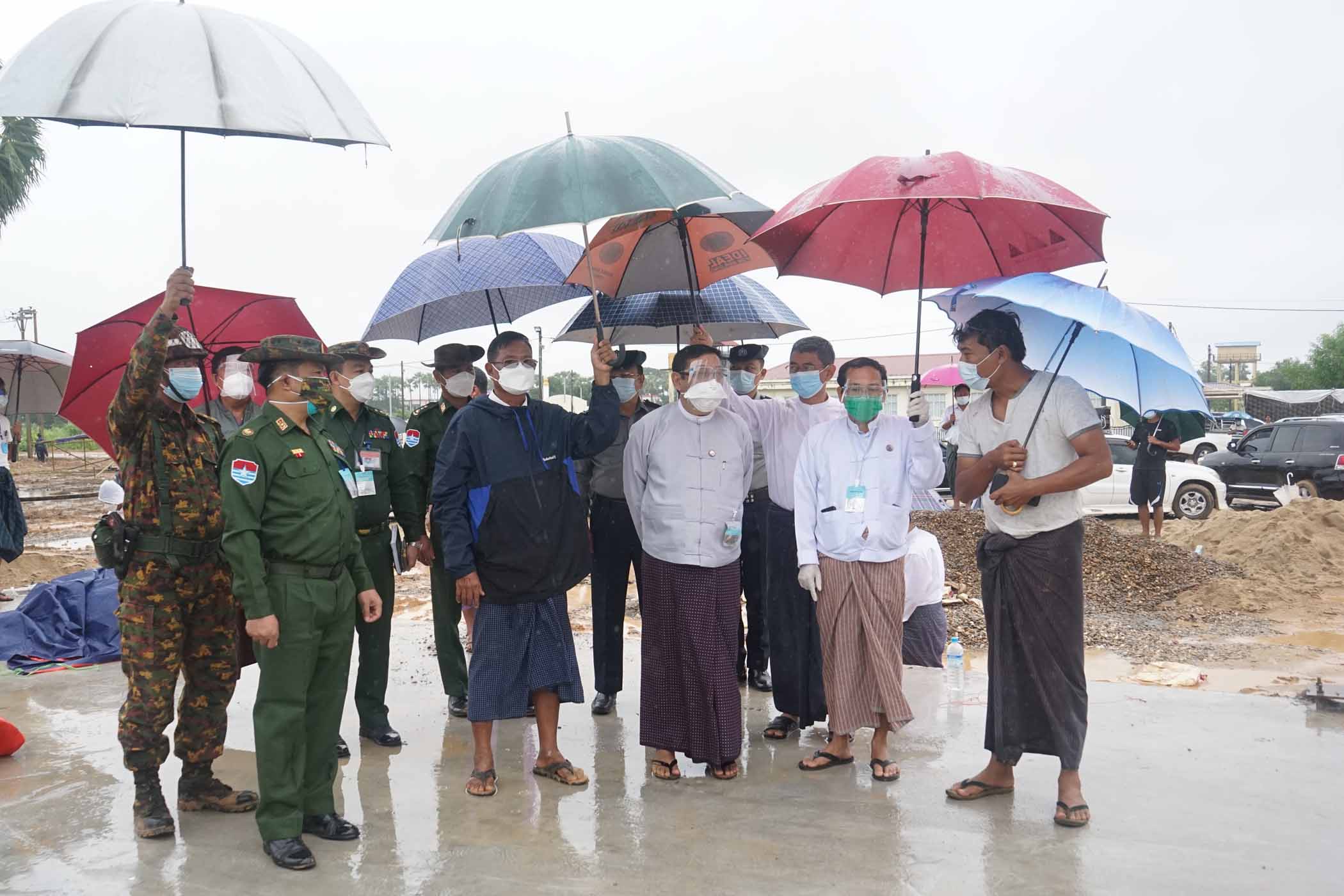 ထားဝယ်မြို့အောက်ဆီဂျင်စက်ရုံတည်ဆောက်ရေး အောက်ဆီဂျင်စက်ရောက်ရှိမှုအား တိုင်းဒေသကြီးအစိုးရအဖွဲ့ဝန်ကြီးချုပ်နှင့်တာဝန်ရှိသူများကြည့်ရှု့စစ်ဆေး