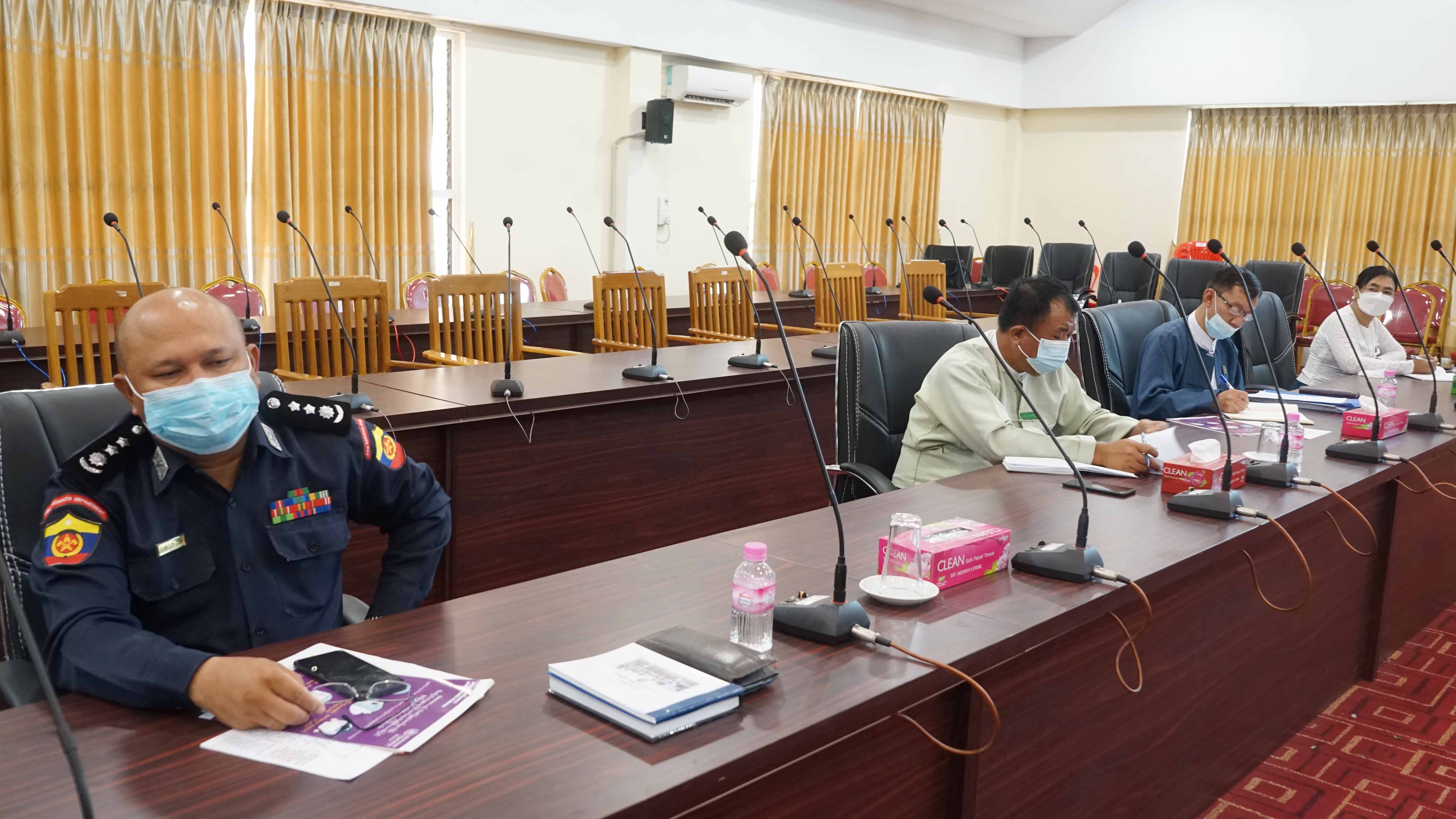 တနင်္သာရီတိုင်းဒေသကြီးကိုဗစ်-၁၉ ထိန်းချုပ်ရေးနှင့်အရေးပေါ်တုံပြန်ရေးဆိုင်ရာလုပ်ငန်းညှိနှိုင်းအစည်းအဝေး (၂/၂၀၂၂)ကျင်းပ