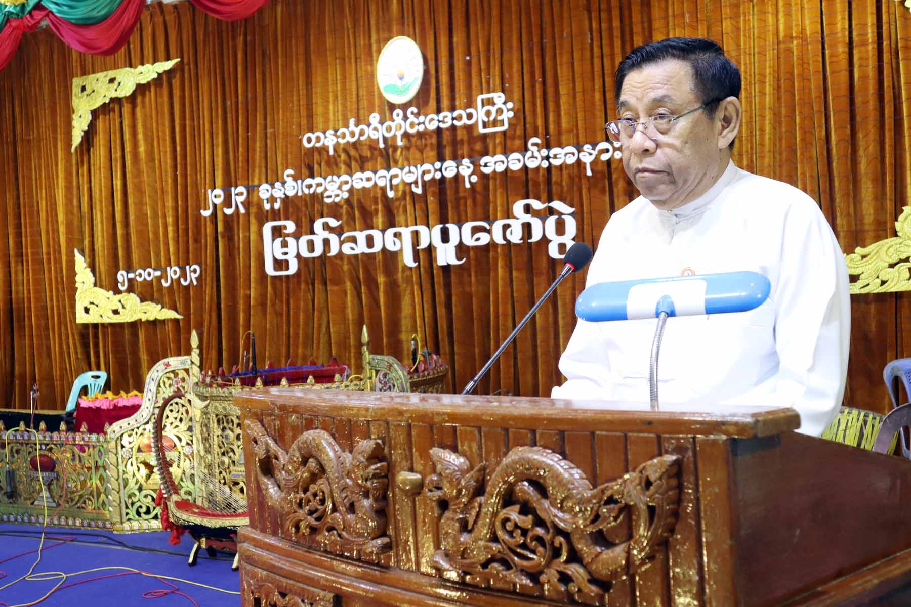 တနင်္သာရီတိုင်းဒေသကြီးဝန်ကြီးချုပ်ဦးမြတ်ကို ၂ဝ၂၃ခုနှစ်၊ ကမ္ဘာ့ဆရာများနေ့ အခမ်းအနားနှင့် မြတ်ဆရာပူဇော်ပွဲ အခမ်းအနားသို့တက်ရောက်