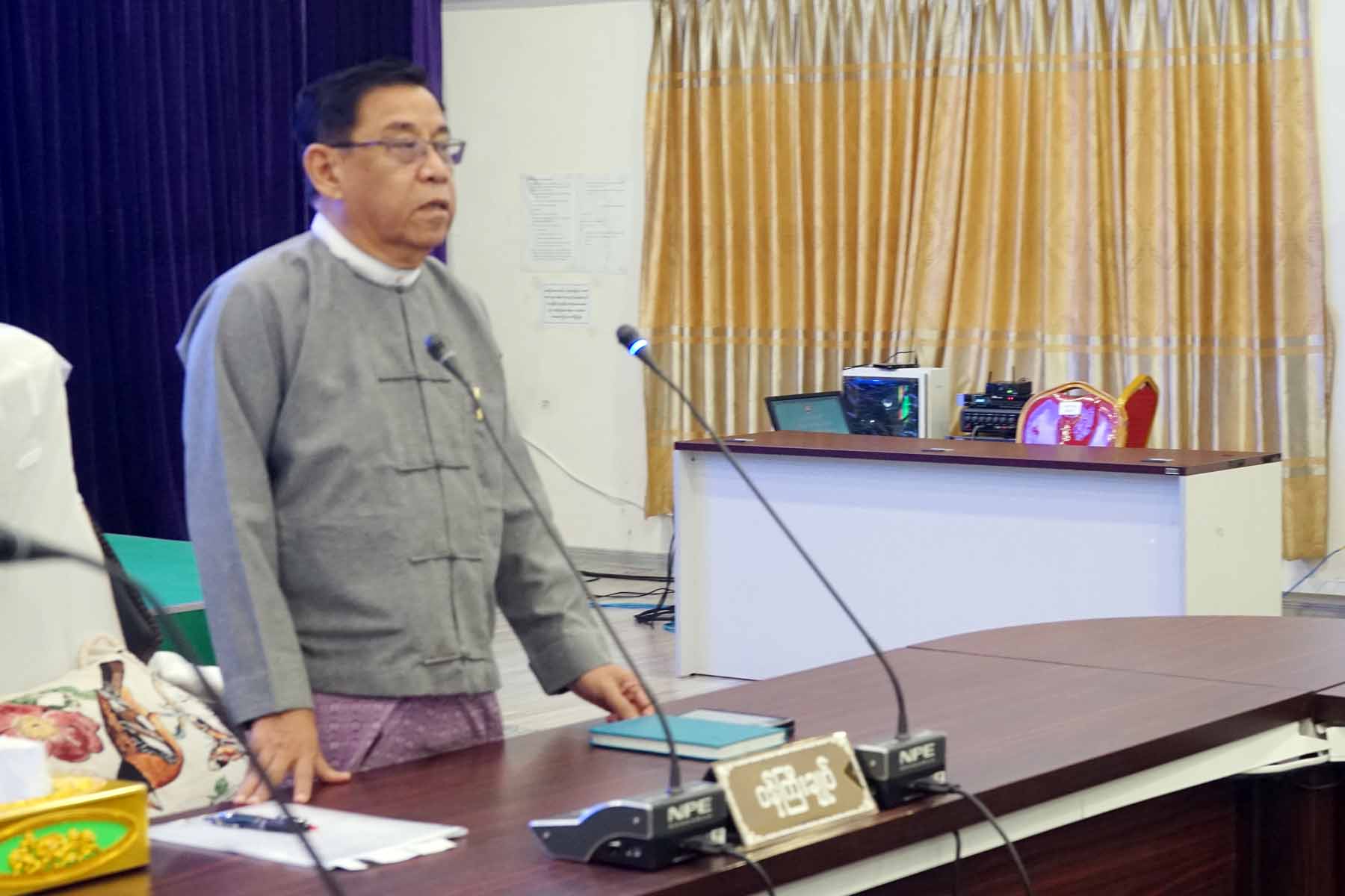 တနင်္သာရီတိုင်းဒေသကြီးဝန်ကြီးချုပ်ဦးမြတ်ကို ၂၀၂၃ခုနှစ်၊ (၁၃)ကြိမ်မြောက် စုပေါင်းမဟာ ဘုံကထိန်အလှူတော် မင်္ဂလာအခမ်းအနား ကျင်းပနိုင်ရေးလုပ်ငန်းညှိနှိုင်း အစည်းအဝေးသို့ တက်ရောက်