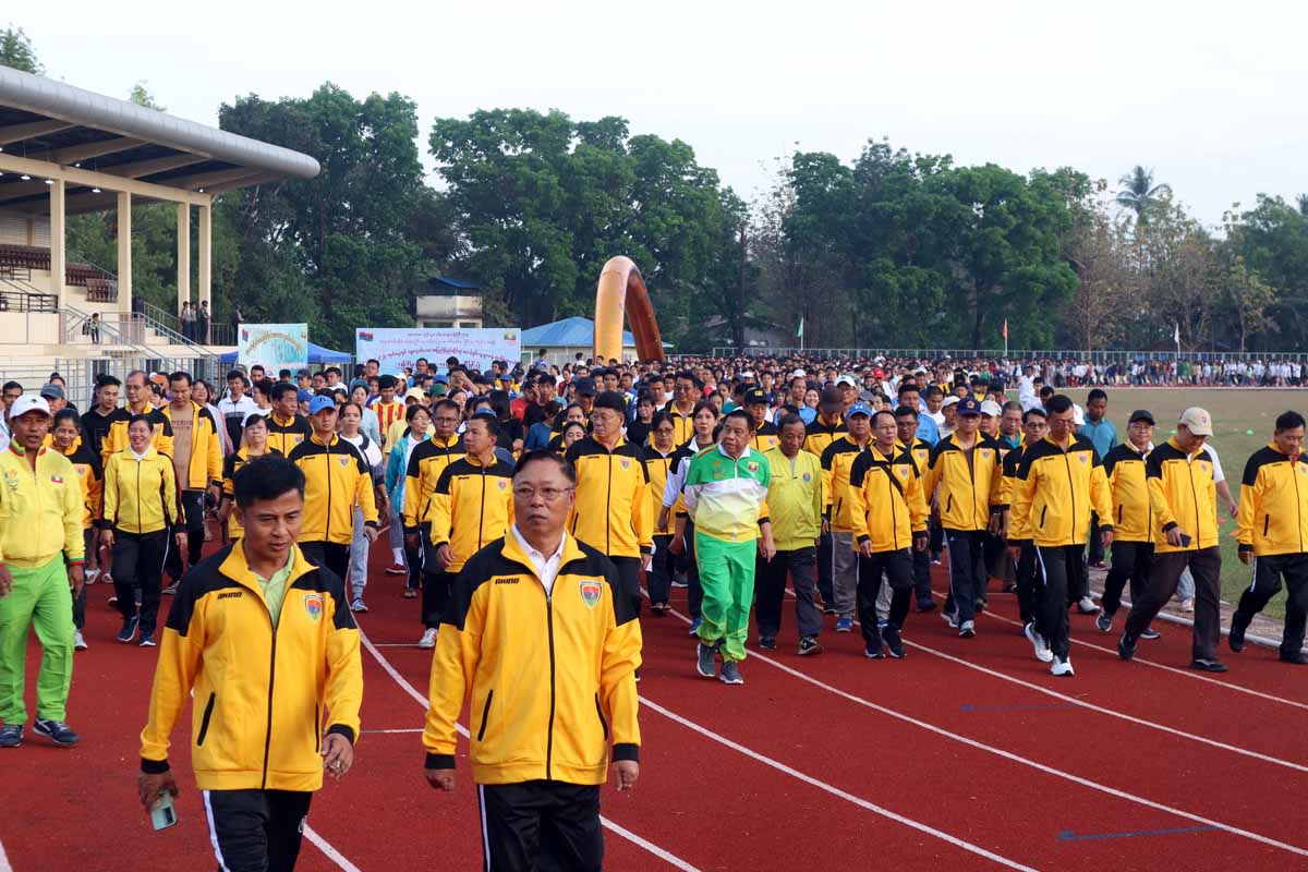 တနင်္သာရီတိုင်းဒေသကြီး ဒီဇင်ဘာအားကစားလ စုပေါင်းလမ်းလျှောက်ပွဲ(ပထမပတ်) စည်ကား သိုက်မြိုက်စွာကျင်းပ